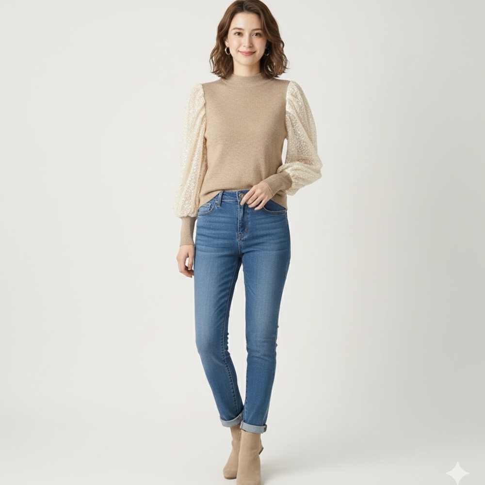 -SOLD-Ontwelfth Women’s Mock Turtle Neck Small